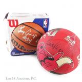 Terry Cummings & Steve Kerr Signed Basketballs