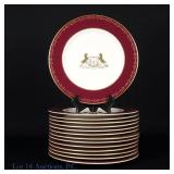 10.5 Inch Arlington Racecourse Dinner Plates (12)