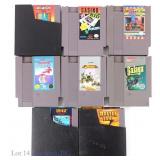 Nintendo NES Video Game Cartridges (7)