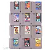 Nintendo NES Action Game Cartridges (12)