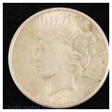1925-S US Silver Peace Dollar (*AU)