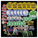 US Federal, State & Local Political Items, Appr 90