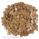 US Lincoln Wheat Cents (Approx. 1040)