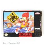 Super Nintendo SNES Rocky Rodent Game In Box