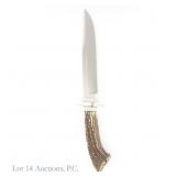 Ray Cover Stag Horn Hunting Knife