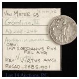 (238 AD) Roman Emp Gordian III Silver Anton (*VF)