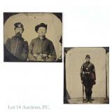 Two Civil War Era Tintype Photographs