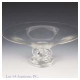 Steuben Crystal Tazza Bowl Model #7884