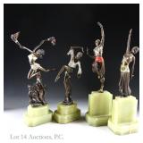 Bronze Art Deco Dancers