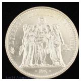 1965 France Silver 10 Francs "Hercules" (*CH BU)