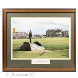Arnold Palmer Signed St. Andrews Picture