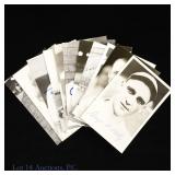 Signed Baseball Player Postcards (12)