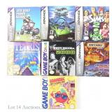 Game Boy, GB Color & GBA Games In Boxes (2+1+4)
