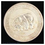 2015 Canada 99% Silv $8 Polar Bear w/Cub (1.5 Oz)