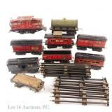 American Flyer Pre War Tin Litho Train Cars (9)