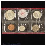 1959-D US Silver Unc 5-Coin Mint Set (*CH BU)