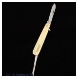 14K Yellow Gold Esem Co Vintage Pocket Knife