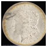 1887 (P) US Silver Morgan Dollar (*CH BU)