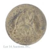 1855 US Silver Liberty Seated 1/2 Dime (SE 5.4)