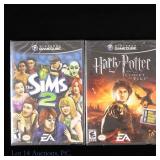 GameCube Harry Potter & The Sims Games Sealed