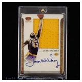 2011 Panini James Worthy Auto Patch Card