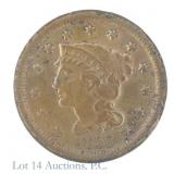 1875 US Braided Hair Large 1c (PCGS SE R-6.0)