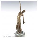Chiparus Bronze Deco Dancer