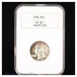 1950 US Silver Washington Quarter (NGC PR65)