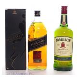 Johnnie Walker Black Label & Jameson 2 X 1.75L