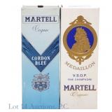 Vintage Martell Cognac Pair (VSOP, Cordon Bleu), 2