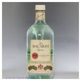 1980s Bacardi Silver Label 1.75 L Handle Jug