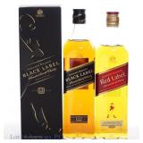Johnnie Walker Black Label & Red Label Scotch, 2