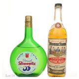 Two Bottles Vintage Slivovitz Brandy
