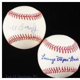 Piper Davis Bill Beverly Negro League Baseballs