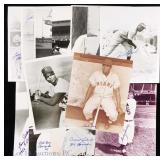 8" x 10" B&W Signed Negro League Photographs (14)