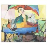 Emma Ehrenreich "Lemonade" Mixed Media Painting