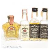 Mini Bottles - Jack, Jim, Seagram