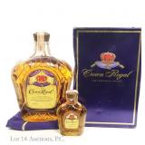 1970 Crown Royal Canadian Whisky + 