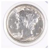 1916 Mercury Dime (XF/AU?)