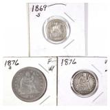 Seated Liberty Coins (3)