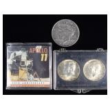 Peace Space Kennedy Silver Lot