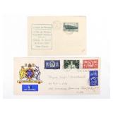 Coronation Cover & Duke of Windsor Stamps