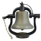 Howard Brass Railroad Bell w/ Iron Yoke