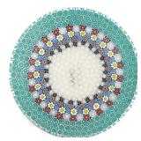 Millefiore Murano Glass Plate