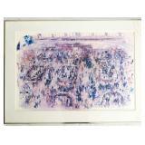 Leroy Neiman Print (Stock Market). LOCAL/3rd
