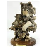 Wolf Tenderfoot Sculpture (Randall Reading)