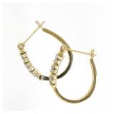 14K Gold & Diamond Earrings