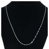 14K White Gold Necklace