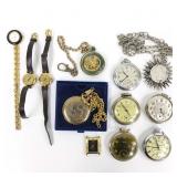 Assortment Of Vintage Stopwatches & Timepieces