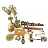 Brass Decor & 3 Piece Cane (With Duck Head)